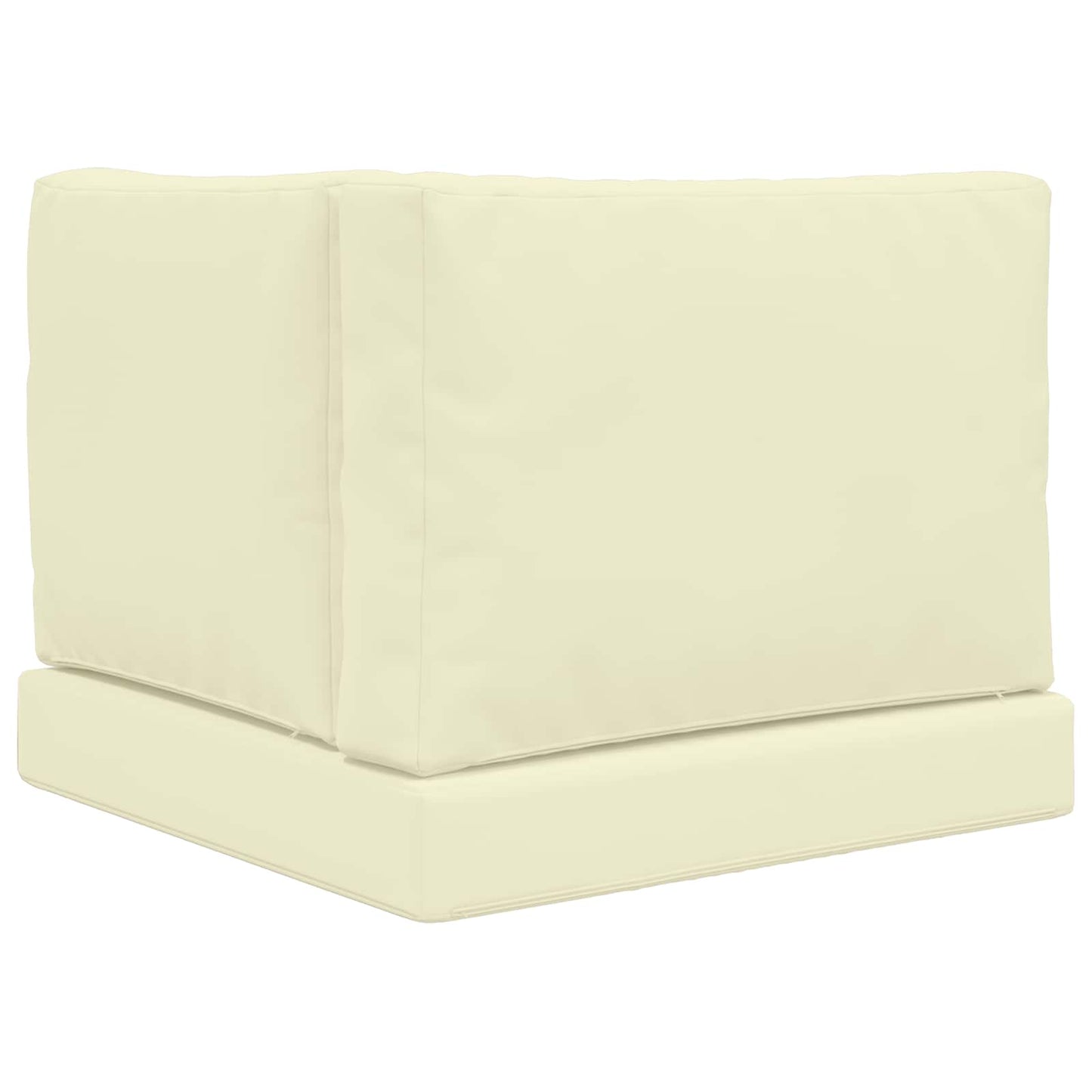 Udendørs Sofa Pude Polyester Cremefarvet 60 x 60 cm