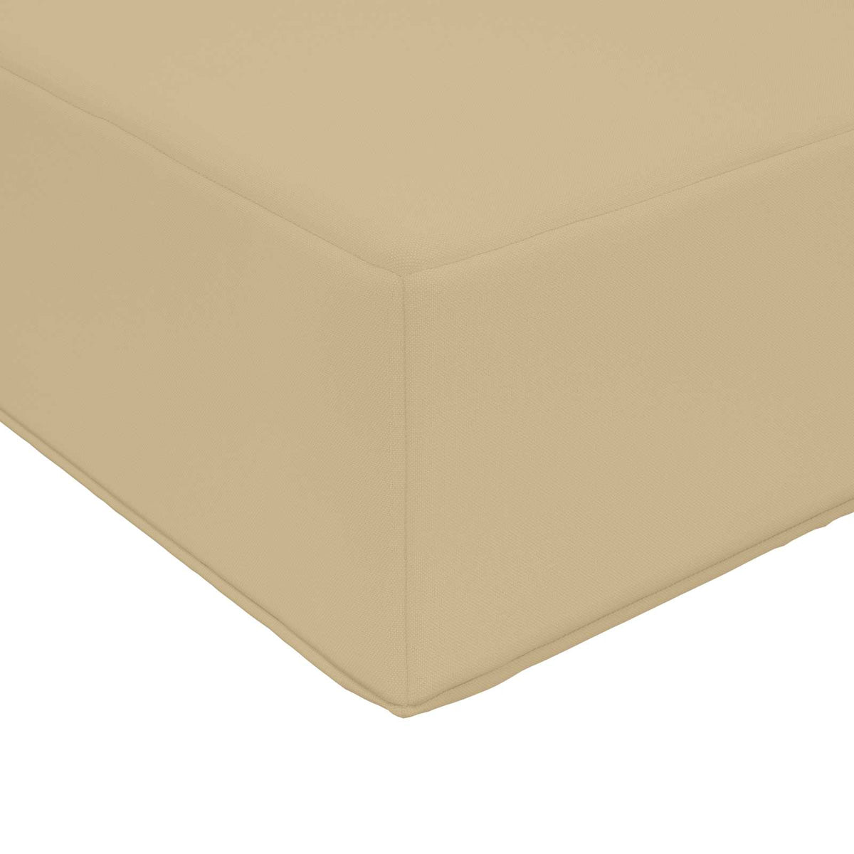 Udendørs Sofa Pude Polyester Beige 60 x 60 cm