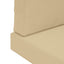Udendørs Sofa Pude Polyester Beige 60 x 60 cm