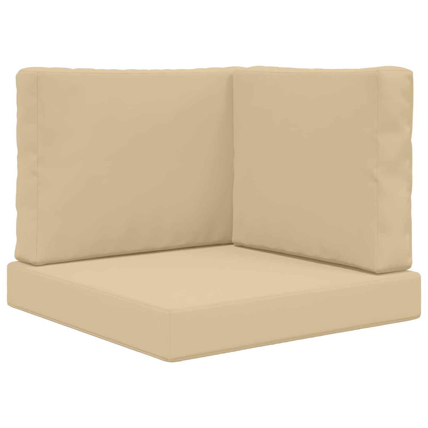 Udendørs Sofa Pude Polyester Beige 60 x 60 cm
