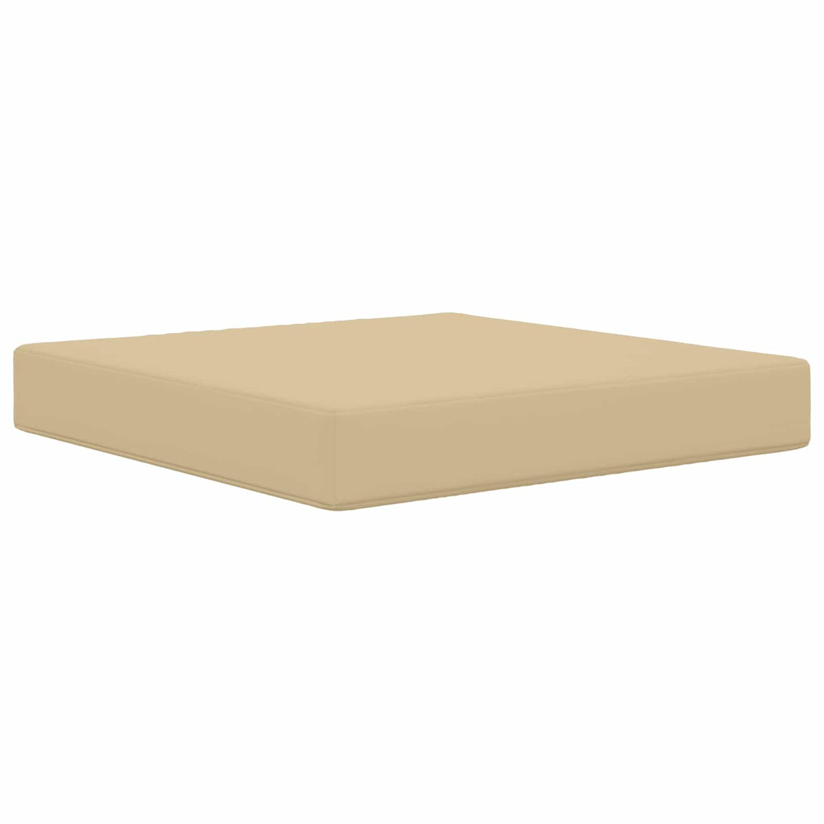 Udendørs Sofa Pude Polyester Beige 60 x 60 cm