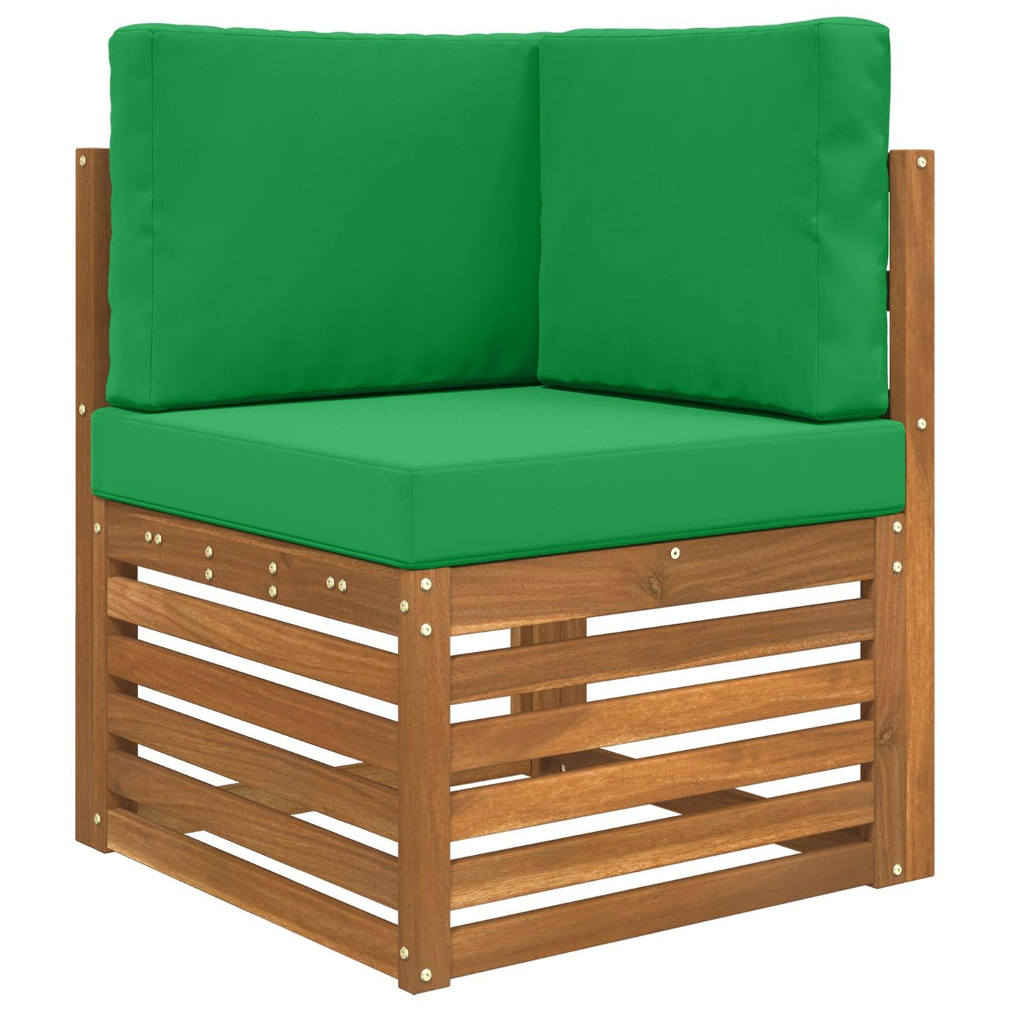 Udendørs Sofa Pude Polyester Grøn 60 x 60 cm