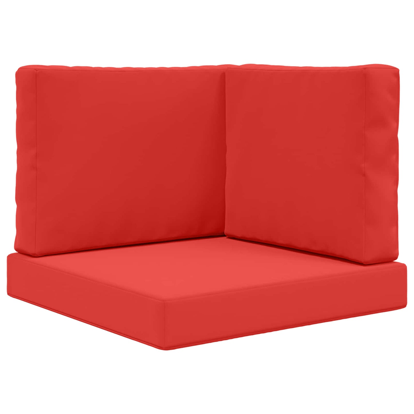 Udendørs Sofa Pude Polyester Rød 60 x 60 cm