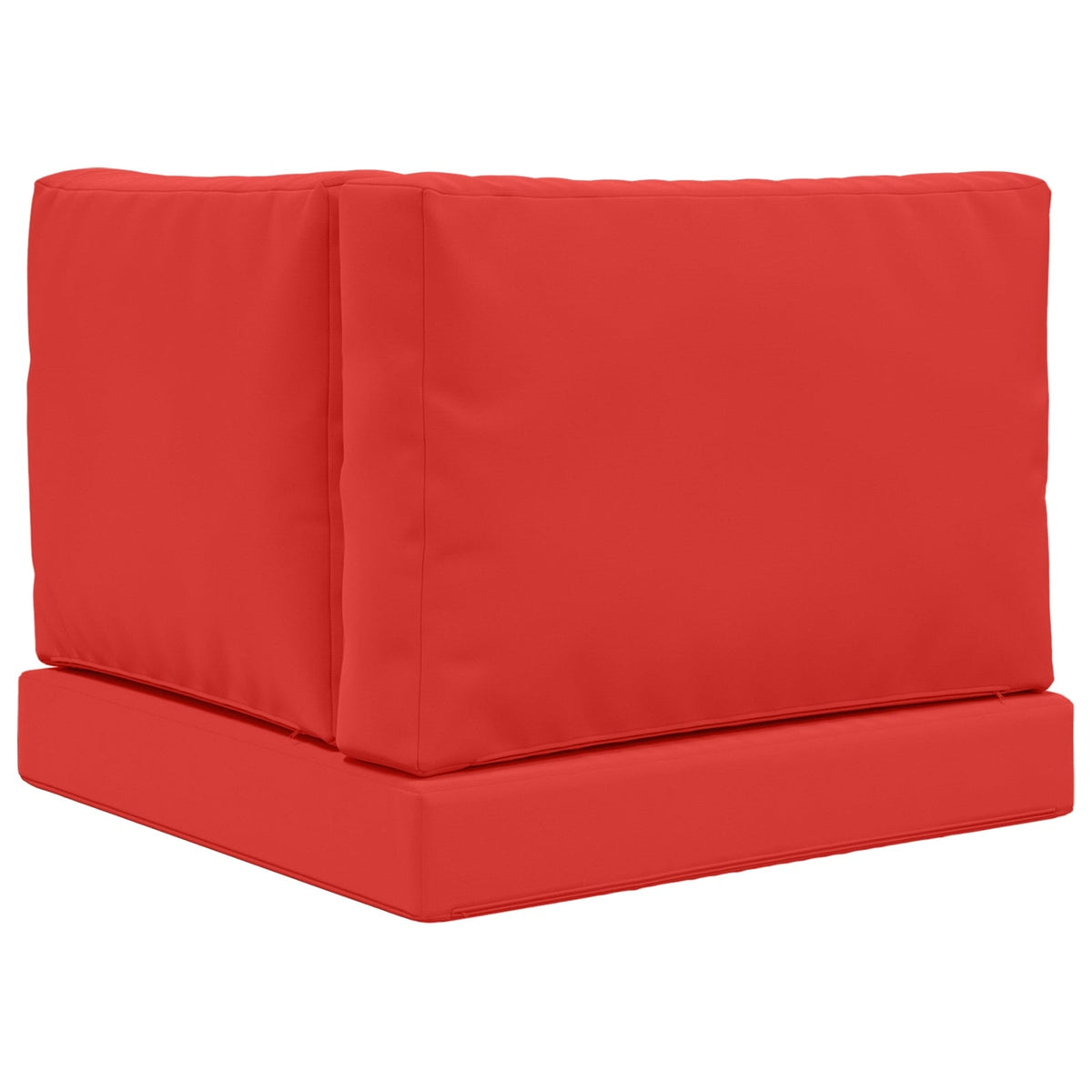 Udendørs Sofa Pude Polyester Rød 60 x 60 cm