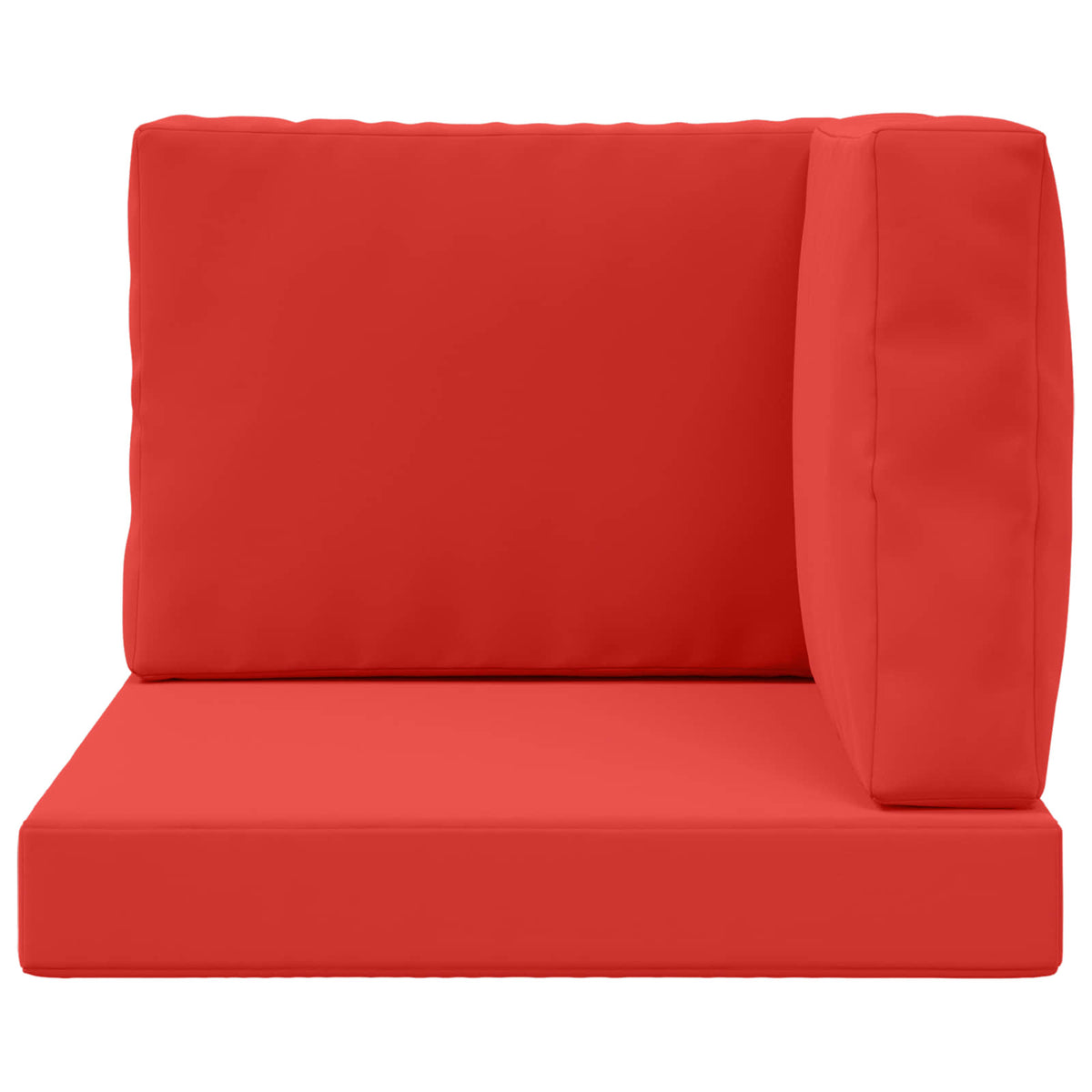 Udendørs Sofa Pude Polyester Rød 60 x 60 cm