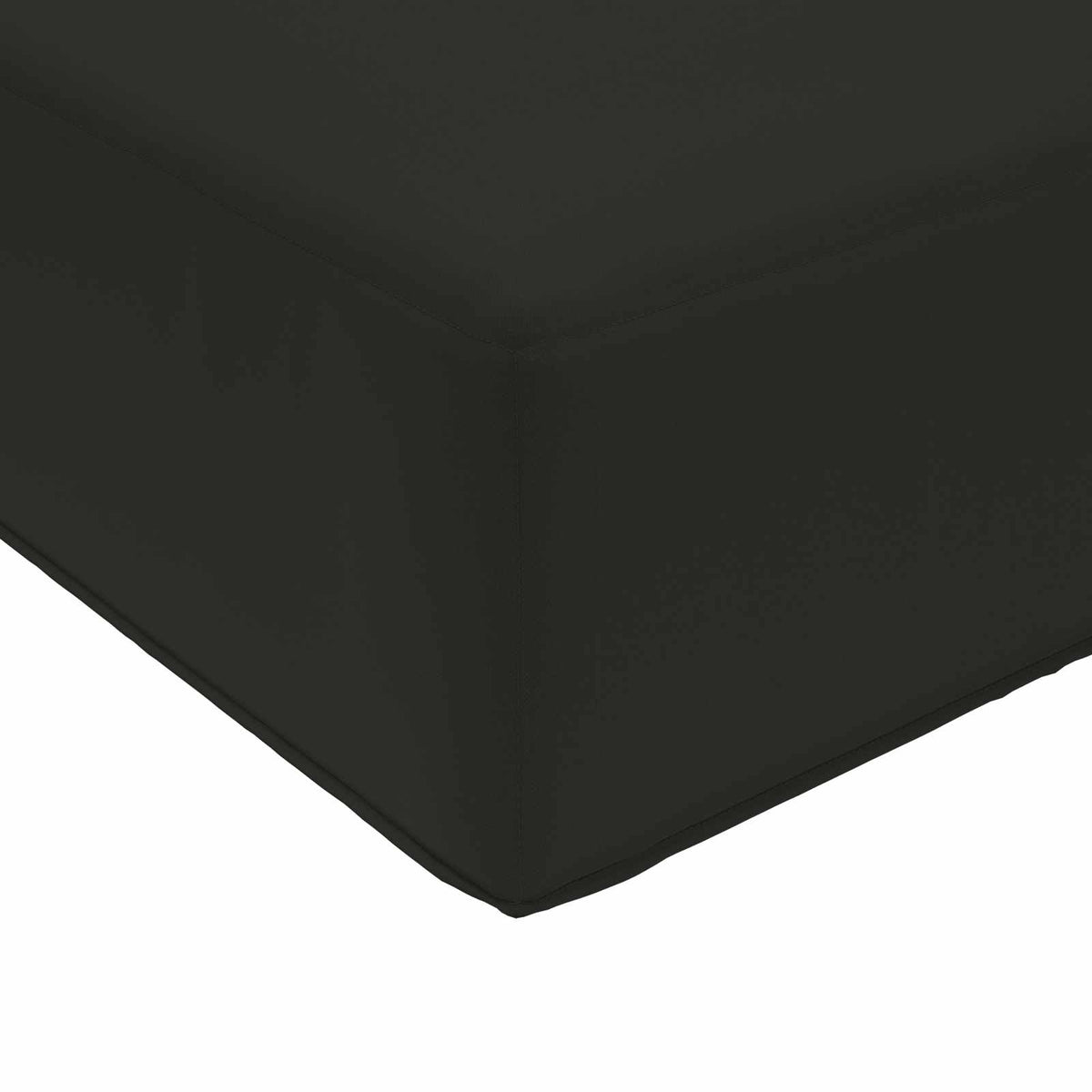 Udendørs Sofa Pude Polyester Sort 60 x 60 cm
