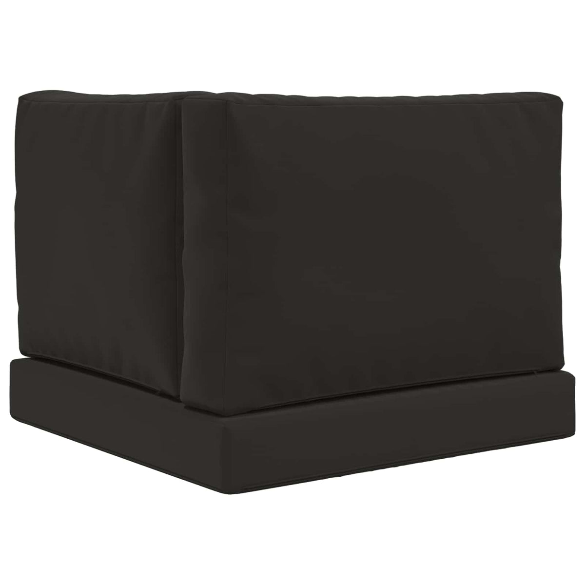 Udendørs Sofa Pude Polyester Sort 60 x 60 cm