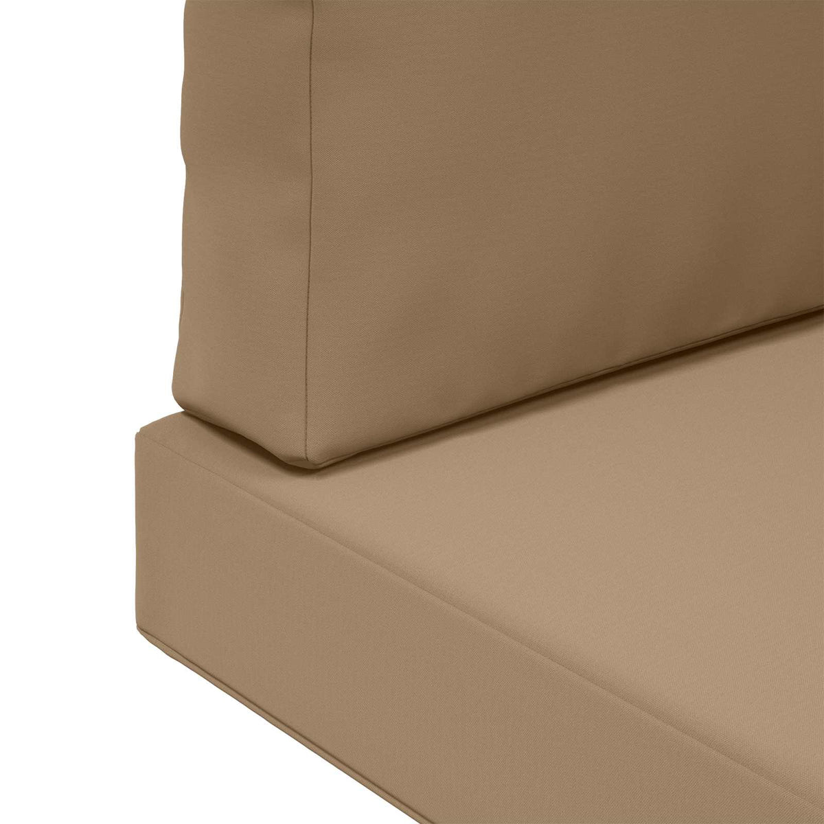 Udendørs Sofa Pude Polyester Gråbrun 60 x 60 cm