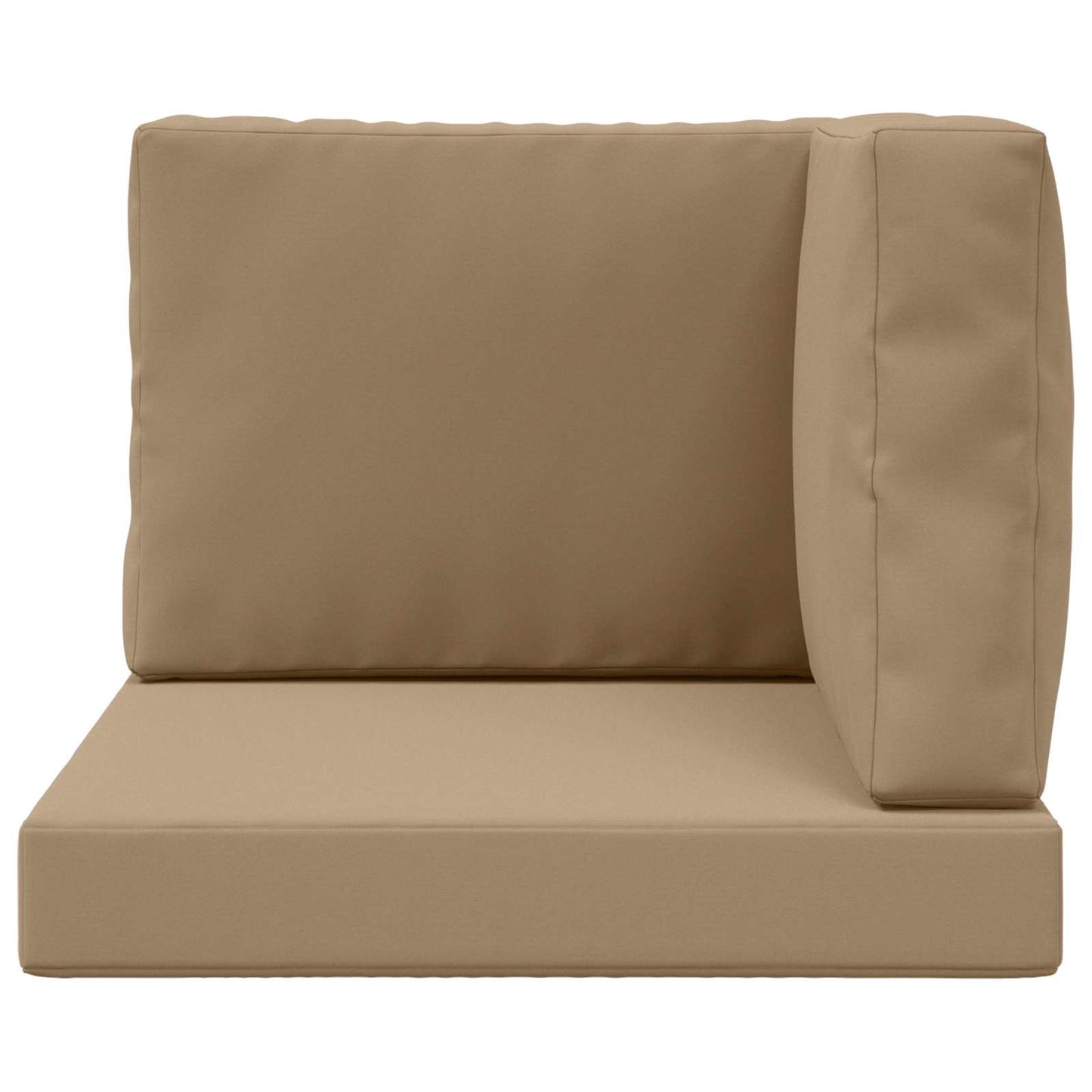 Udendørs Sofa Pude Polyester Gråbrun 60 x 60 cm