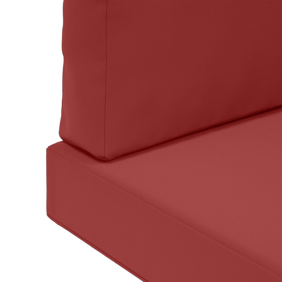 Udendørs Sofa Pude Polyester Vinrød 60 x 60 cm