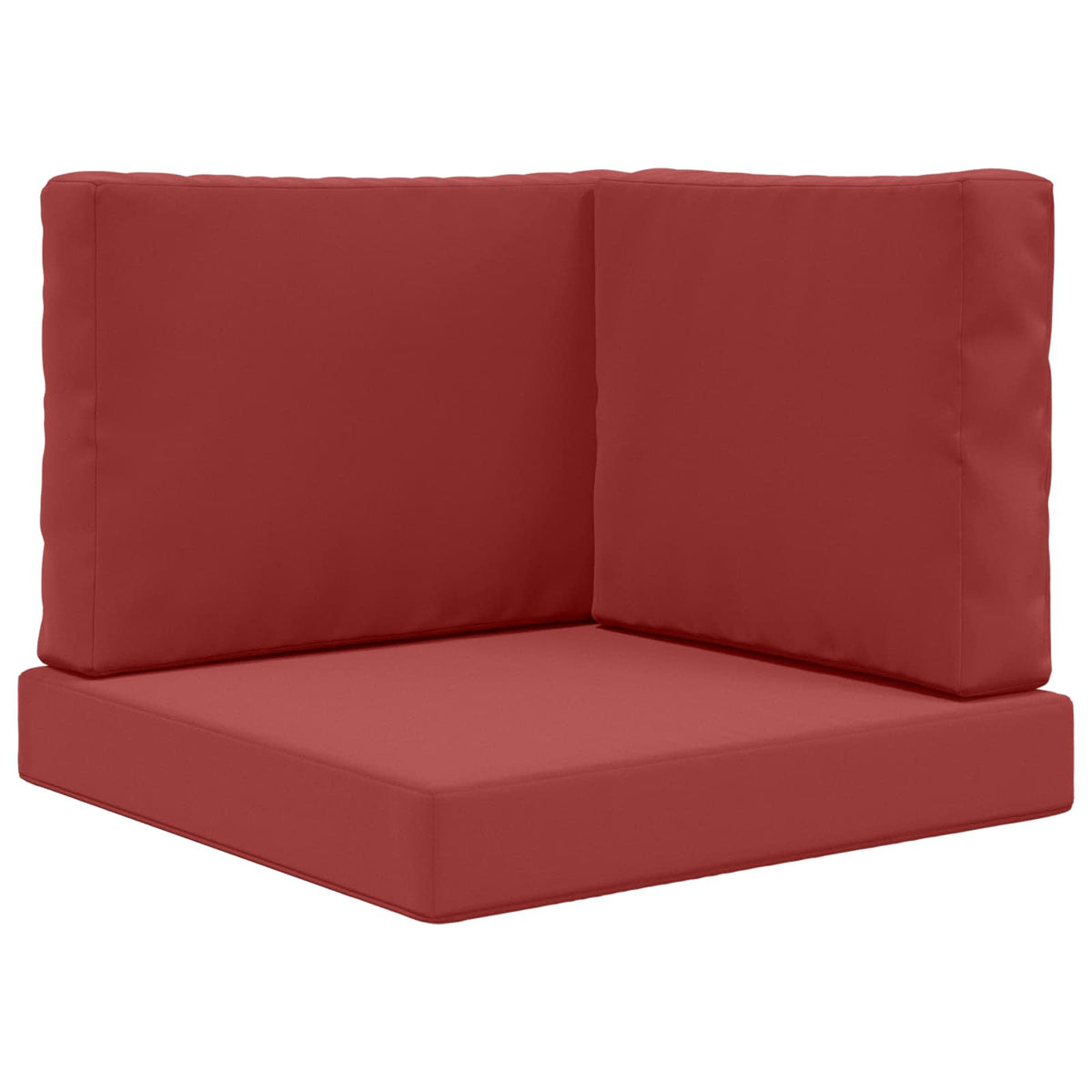 Udendørs Sofa Pude Polyester Vinrød 60 x 60 cm