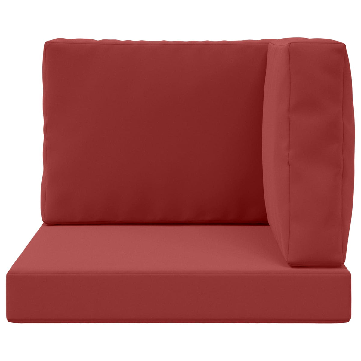 Udendørs Sofa Pude Polyester Vinrød 60 x 60 cm
