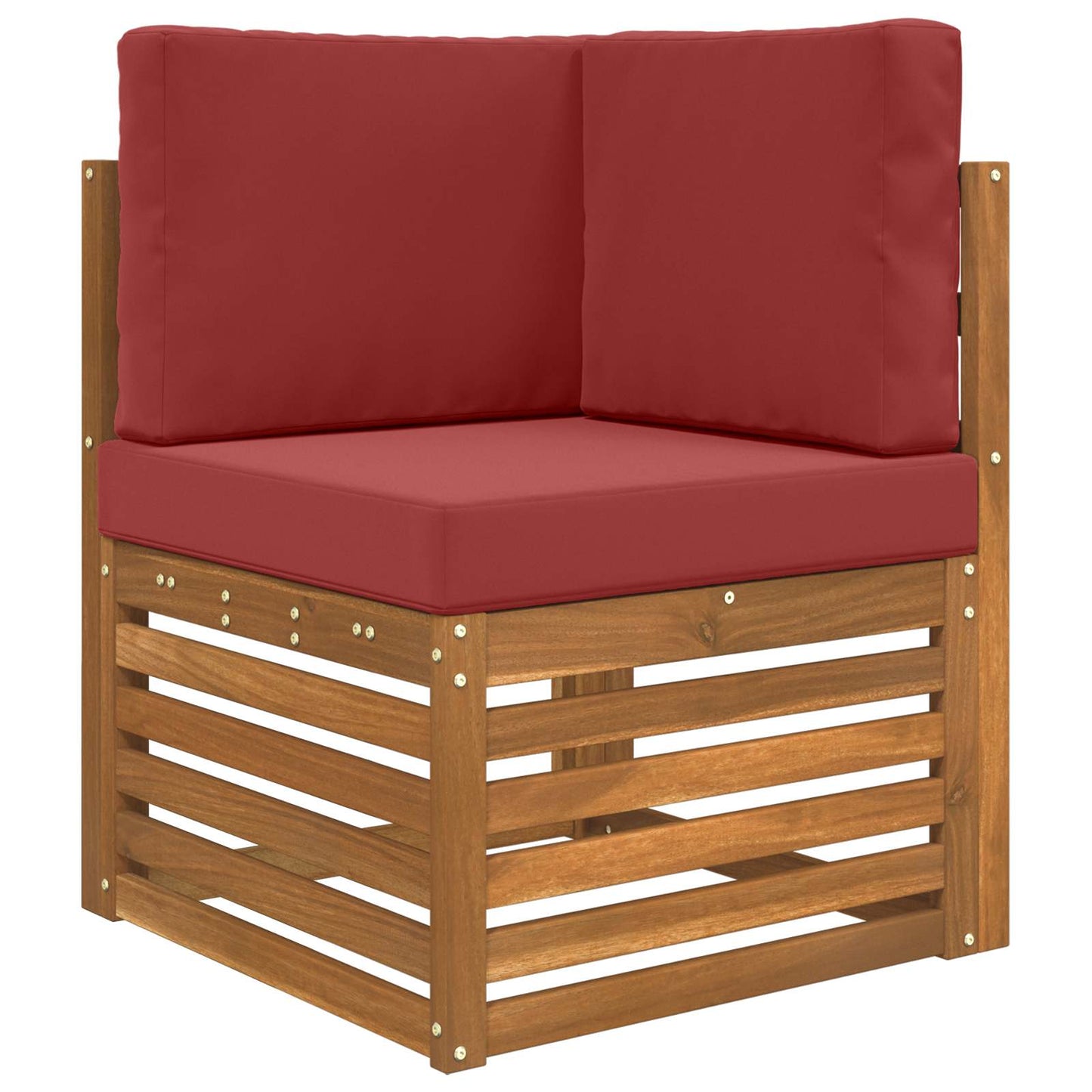Udendørs Sofa Pude Polyester Vinrød 60 x 60 cm