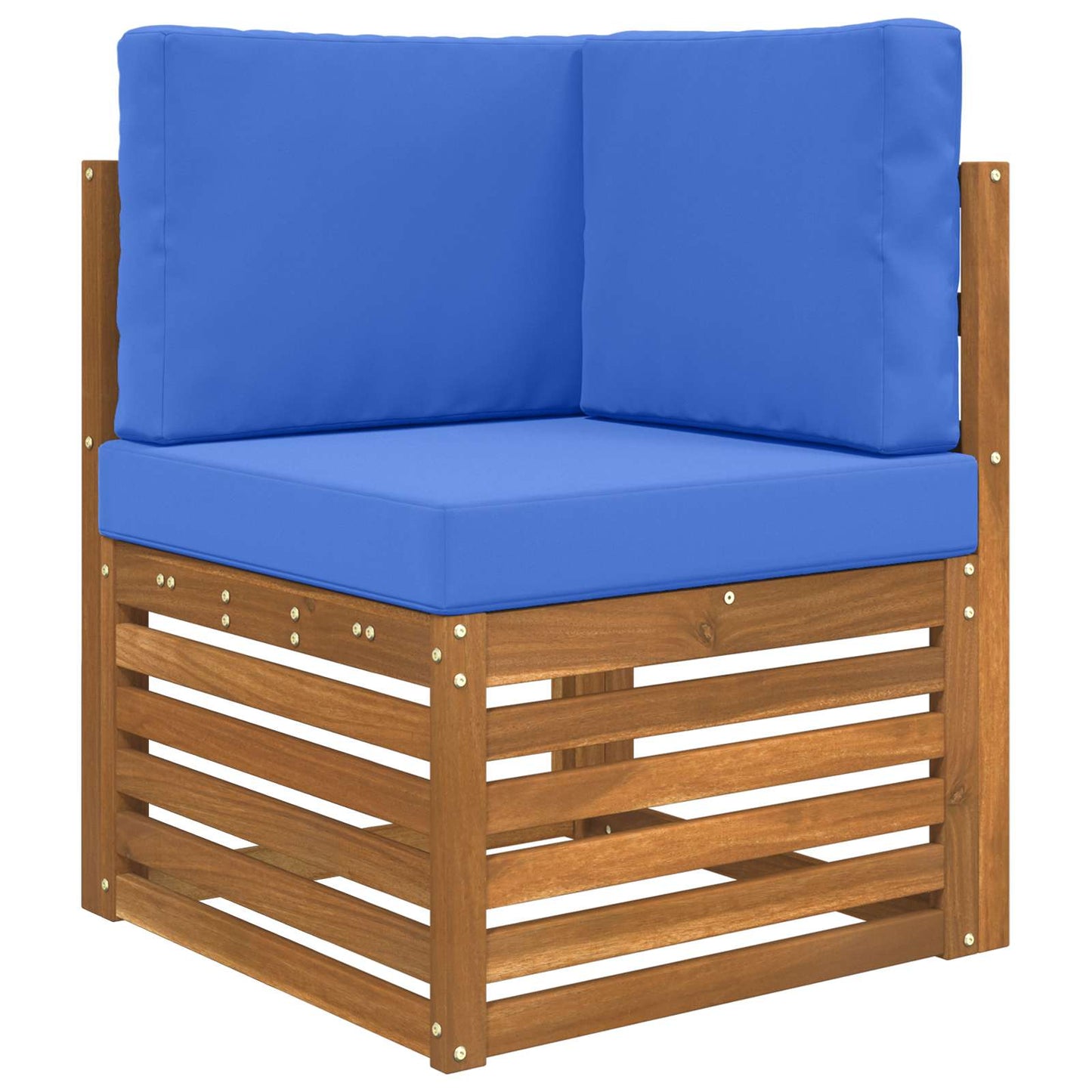 Udendørs Sofa Pude Polyester Kongelig blå 60 x 60 cm
