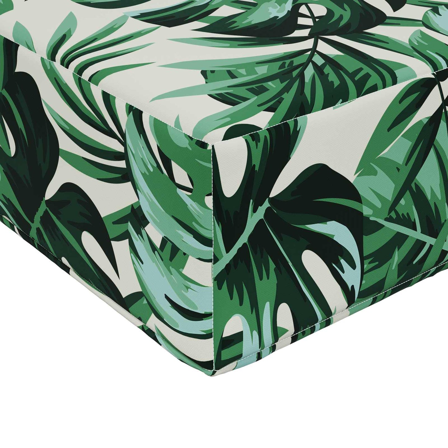 Udendørs Sofa Pude Polyester Bladmønster 60 x 60 cm Bladmønster