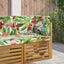 Udendørs Sofa Pude Polyester farverig 60 x 60 cm