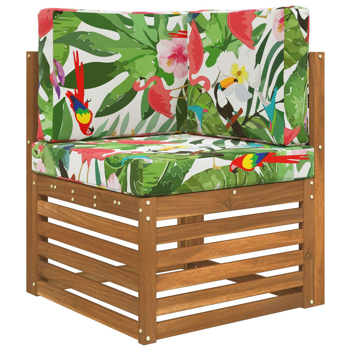 Udendørs Sofa Pude Polyester farverig 60 x 60 cm
