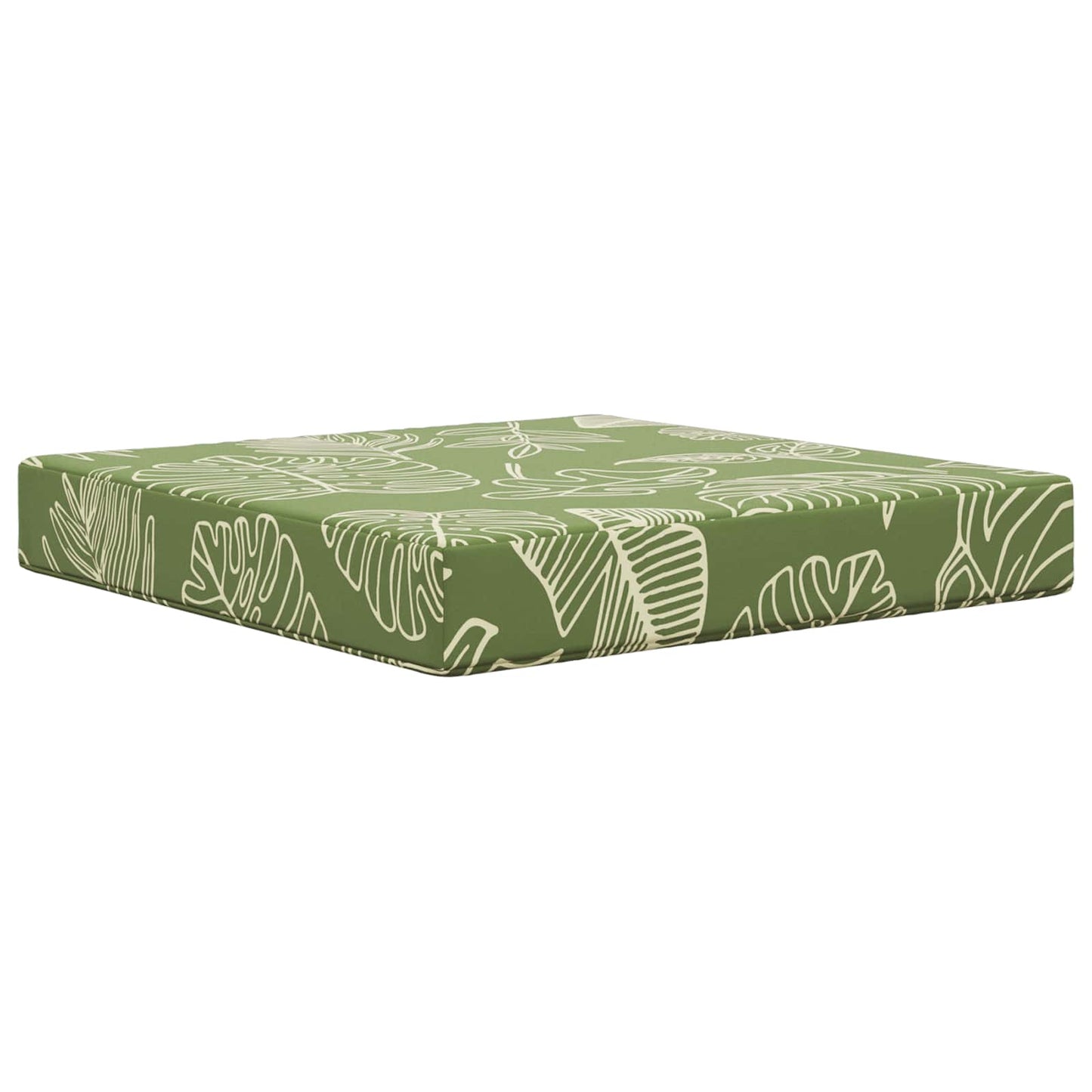 Udendørs Sofa Pude Polyester Bladdesign 60 x 60 cm Bladdesign