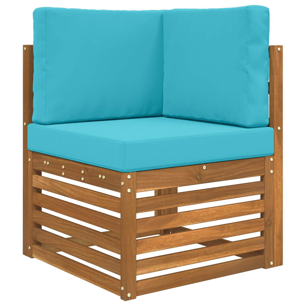 Udendørs Sofa Pude Polyester Turkis 60 x 60 cm