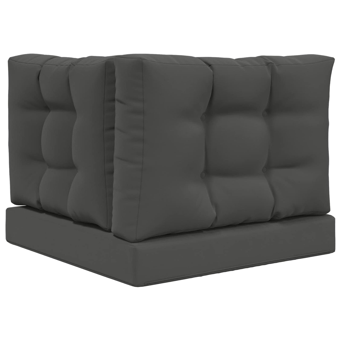 Udendørs Sofa Pude Polyester Antracit 60 x 60 cm