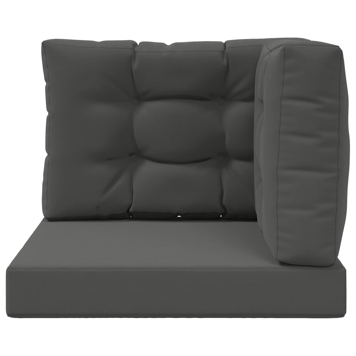 Udendørs Sofa Pude Polyester Antracit 60 x 60 cm