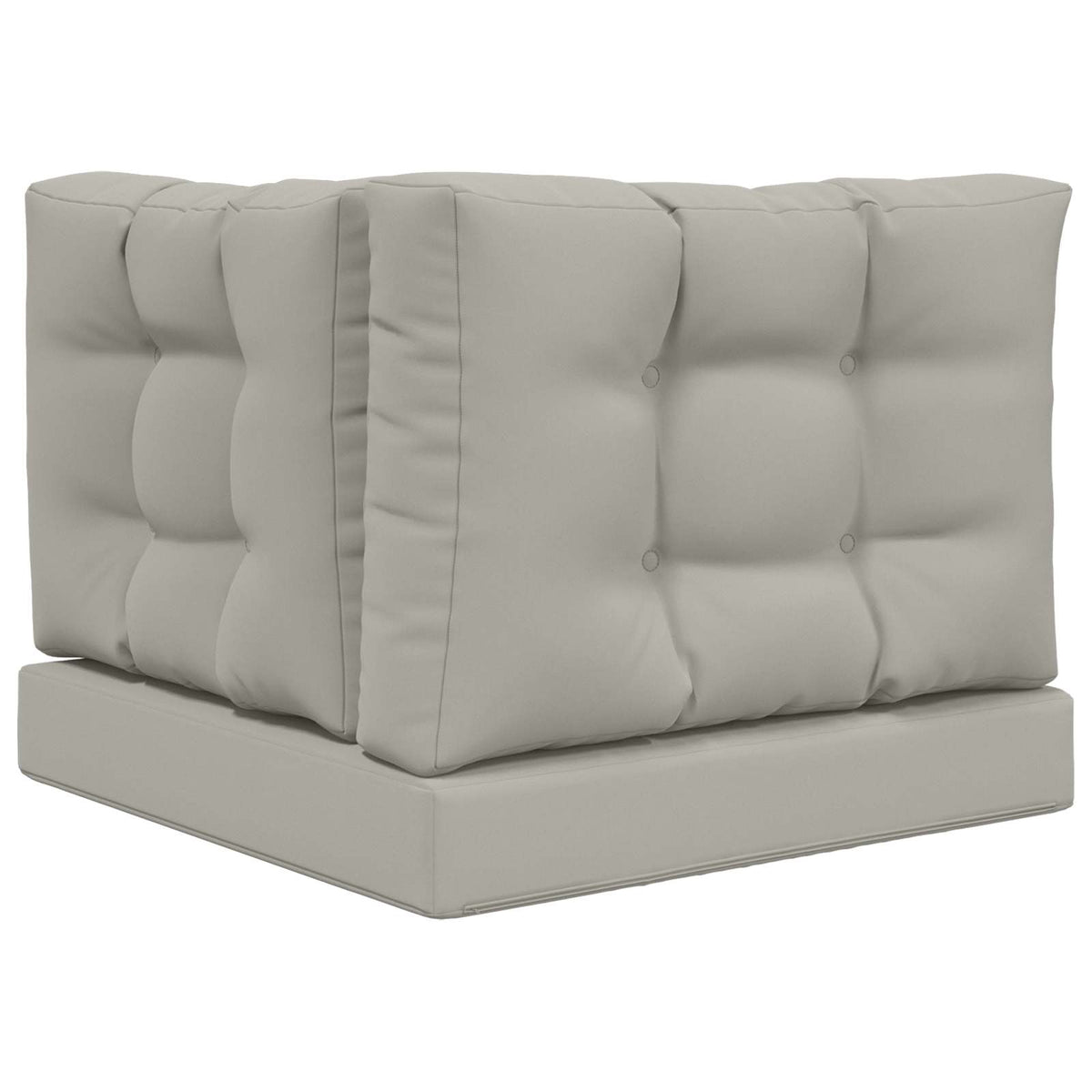 Udendørs Sofa Pude Polyester Grå 60 x 60 cm