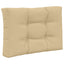 Udendørs Sofa Pude Polyester Beige 60 x 60 cm