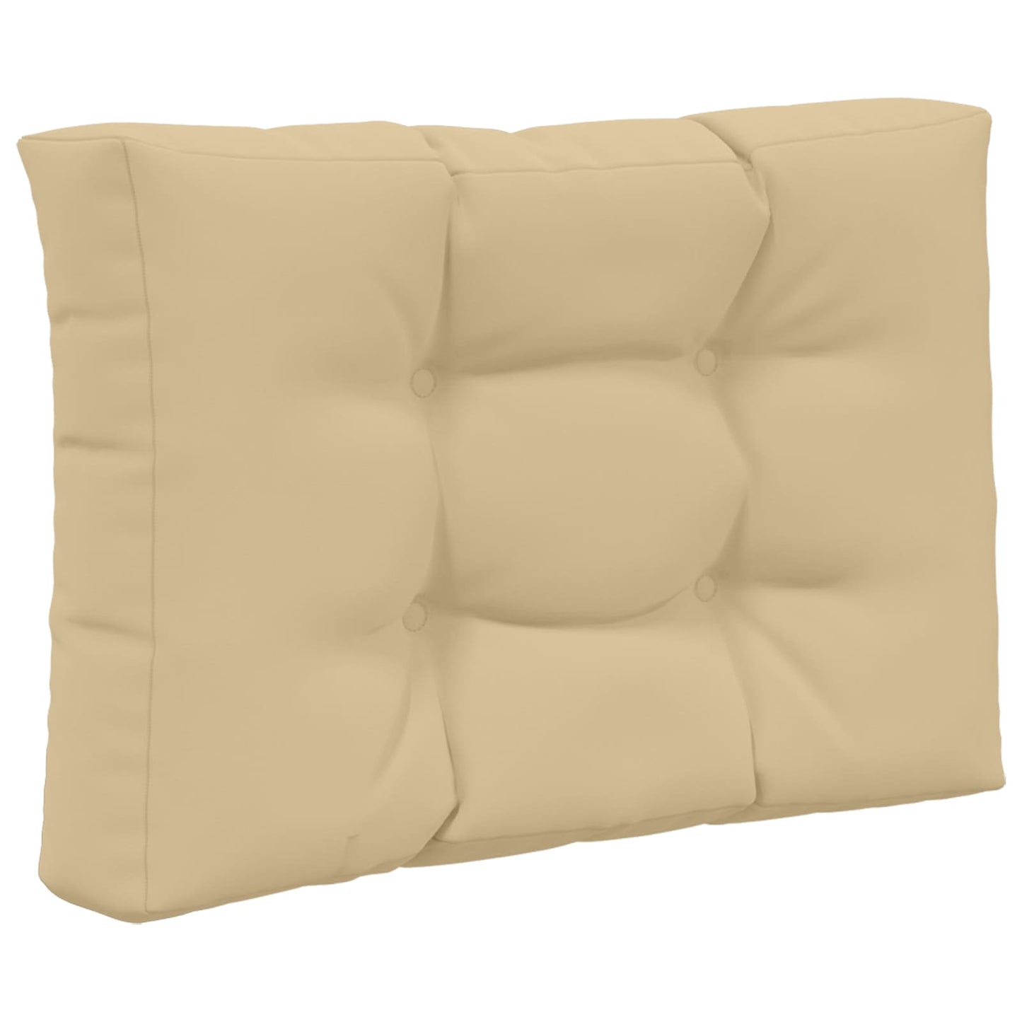 Udendørs Sofa Pude Polyester Beige 60 x 60 cm