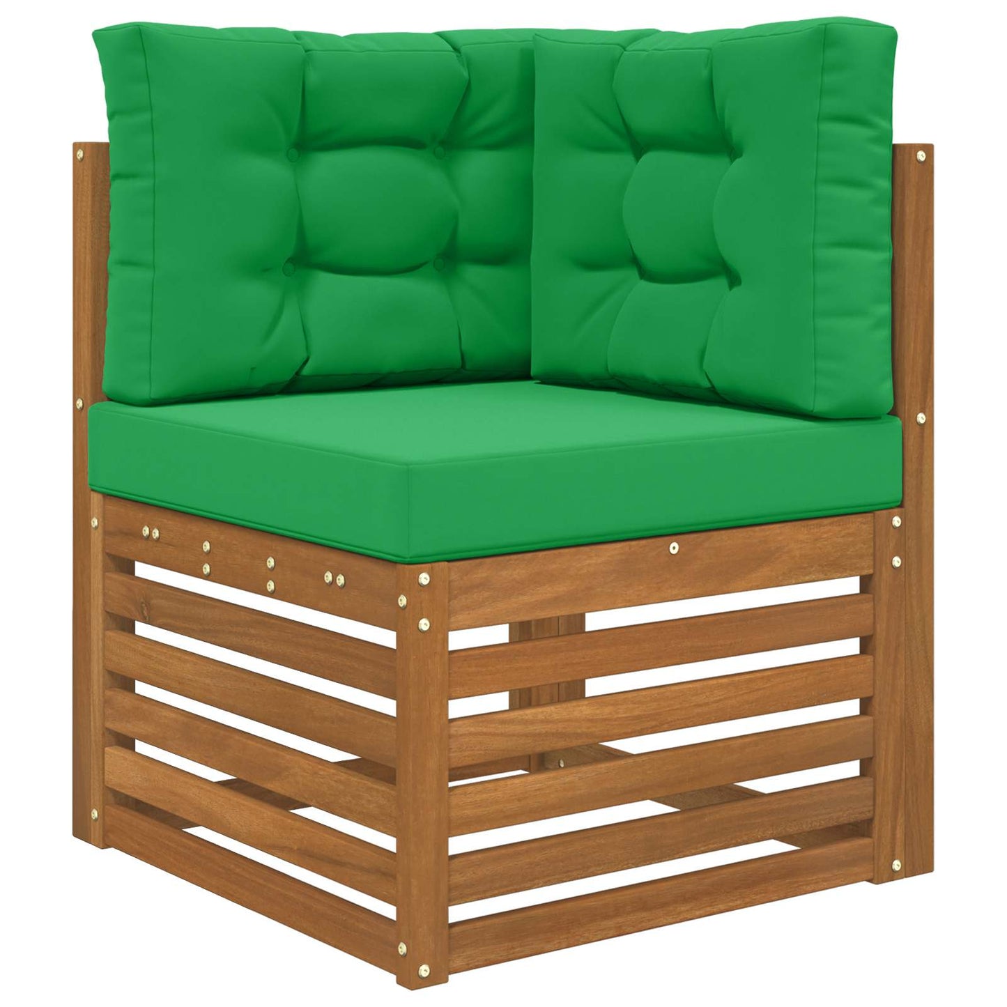 Udendørs Sofa Pude Polyester Grøn 60 x 60 cm