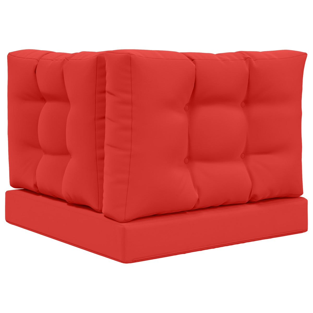 Udendørs Sofa Pude Polyester Rød 60 x 60 cm
