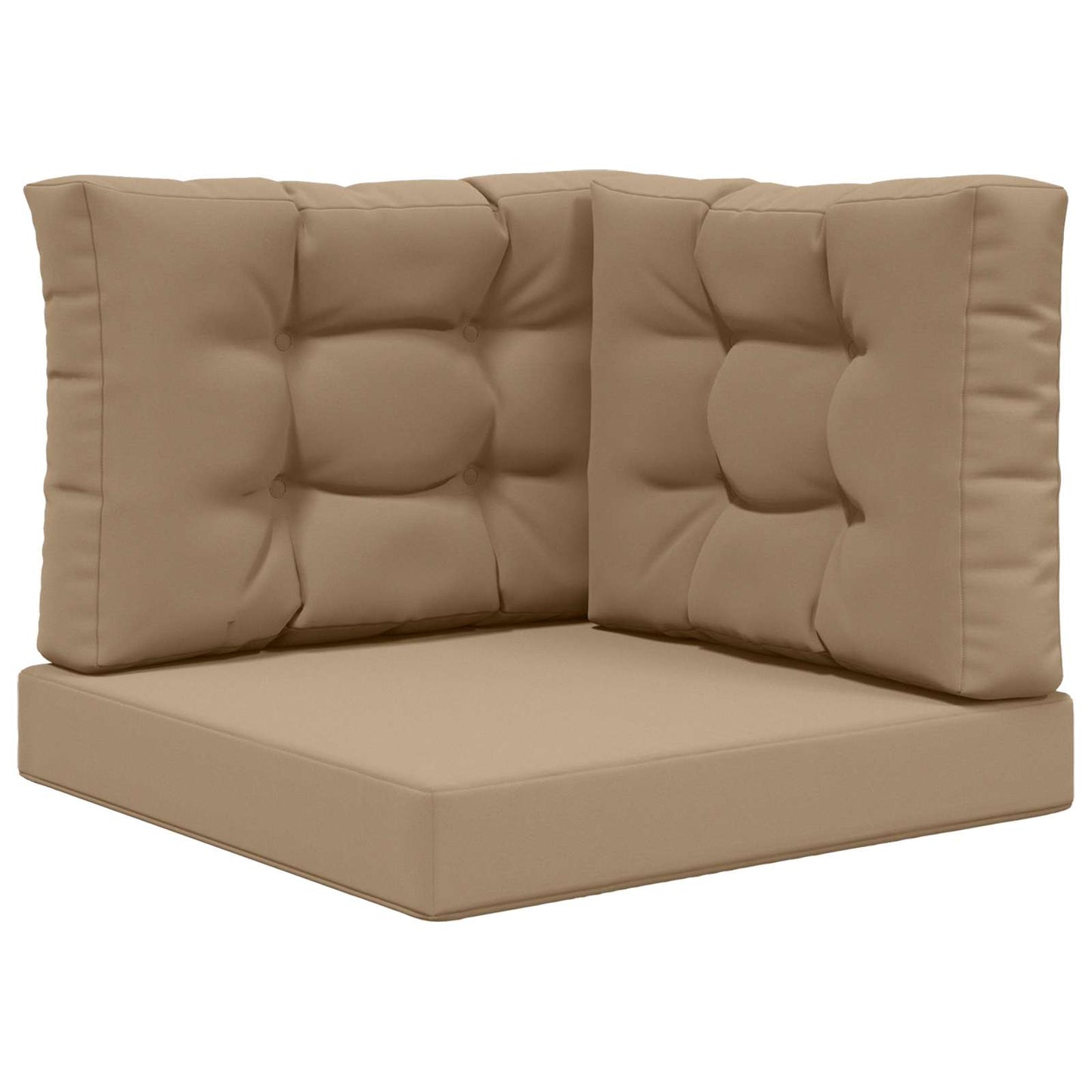 Udendørs Sofa Pude Polyester Gråbrun 60 x 60 cm