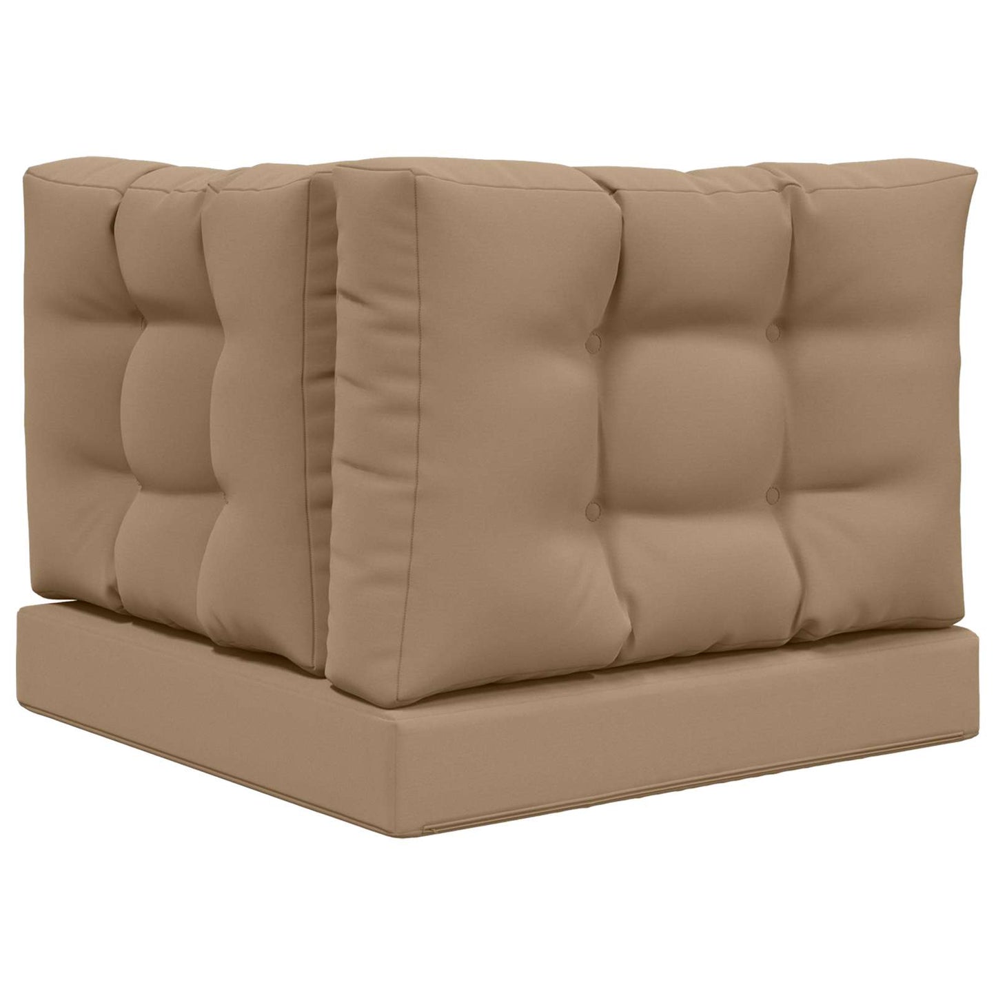 Udendørs Sofa Pude Polyester Gråbrun 60 x 60 cm