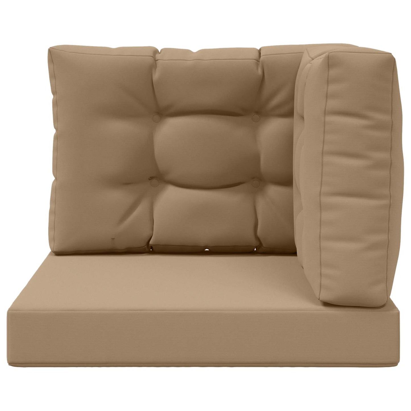 Udendørs Sofa Pude Polyester Gråbrun 60 x 60 cm