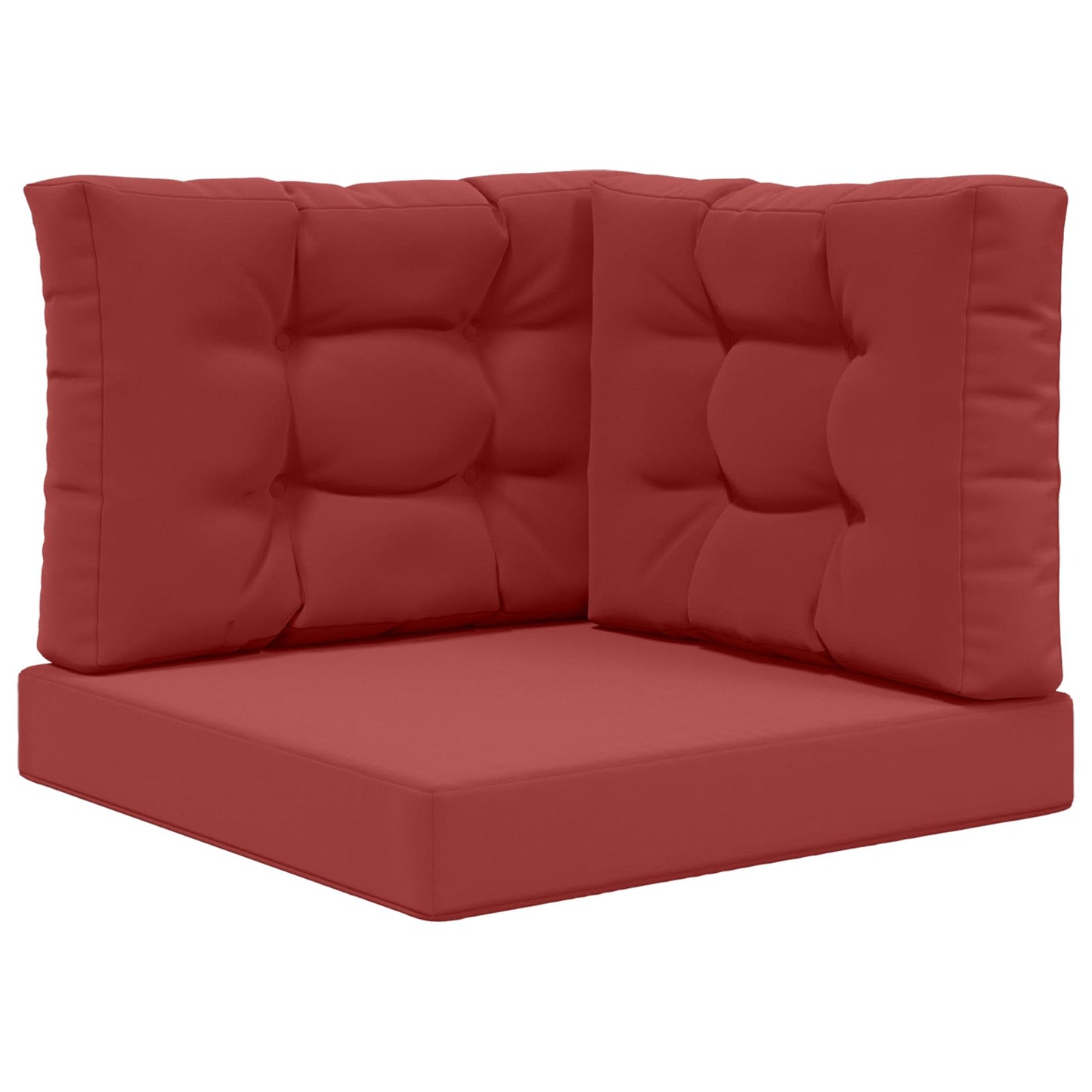 Udendørs Sofa Pude Polyester Vinrød 60 x 60 cm