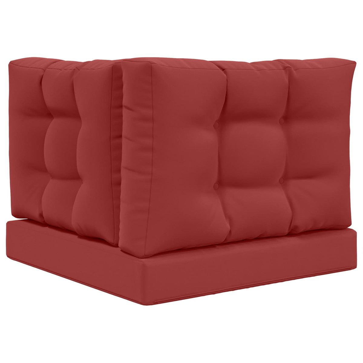 Udendørs Sofa Pude Polyester Vinrød 60 x 60 cm