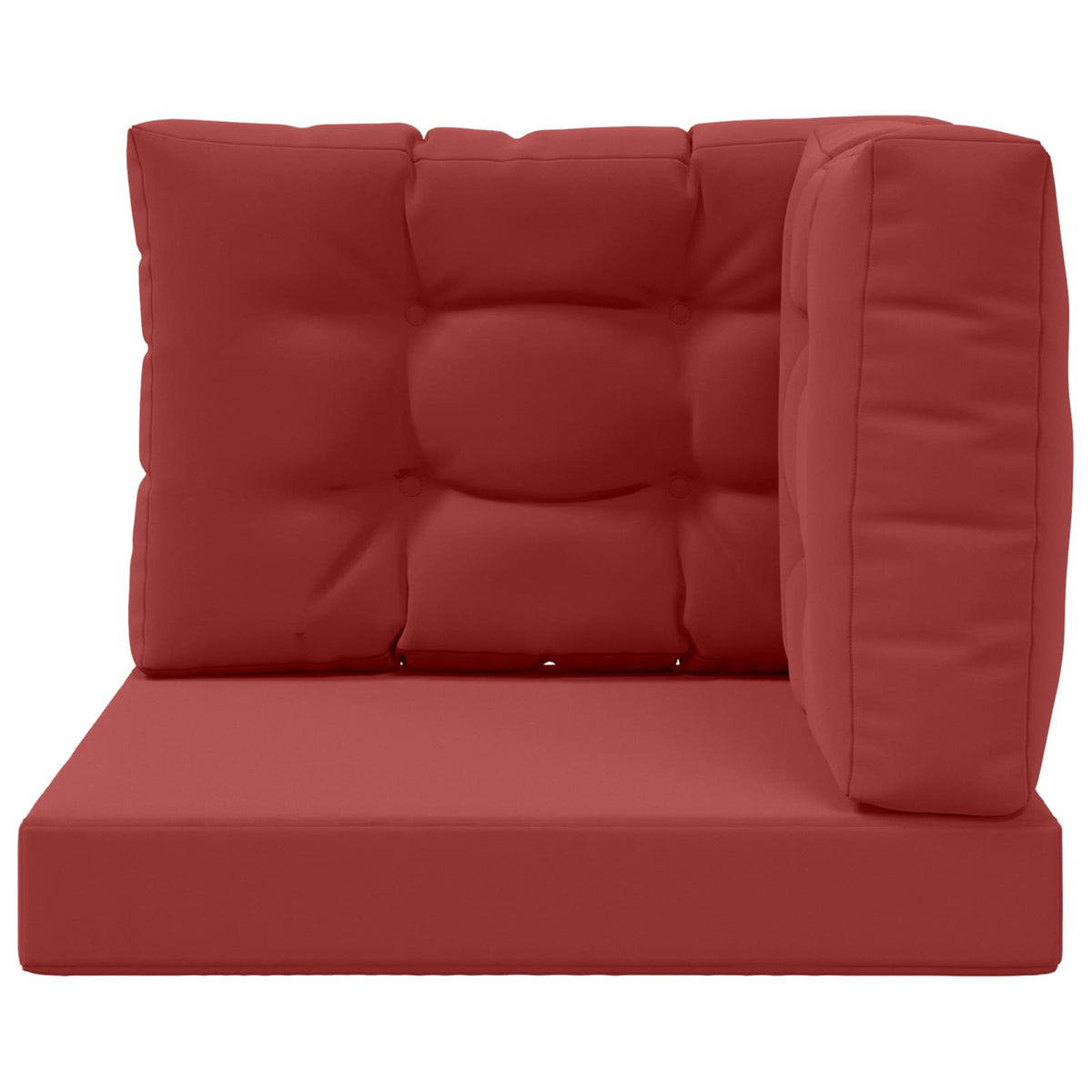Udendørs Sofa Pude Polyester Vinrød 60 x 60 cm