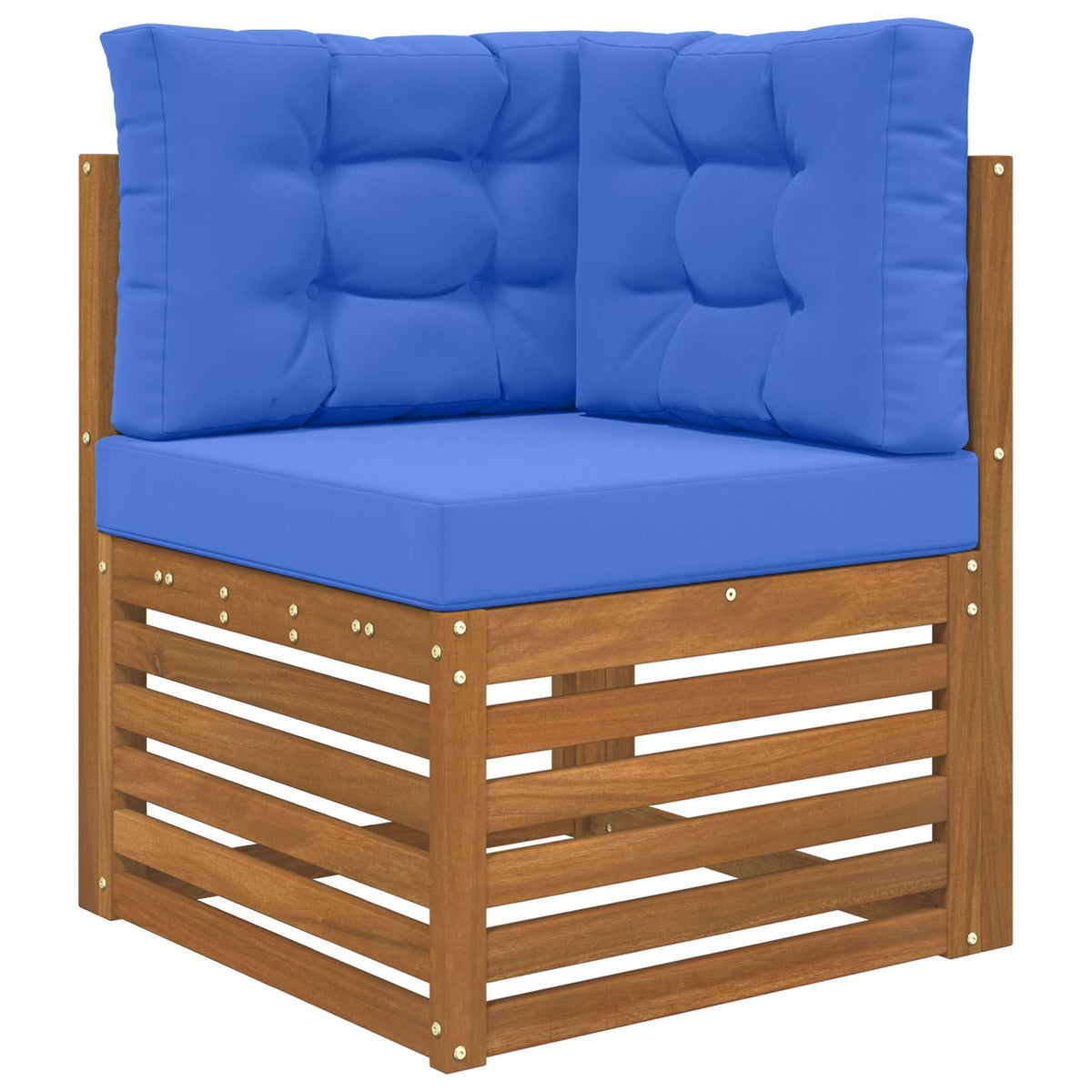 Udendørs Sofa Pude Polyester Kongelig blå 60 x 60 cm