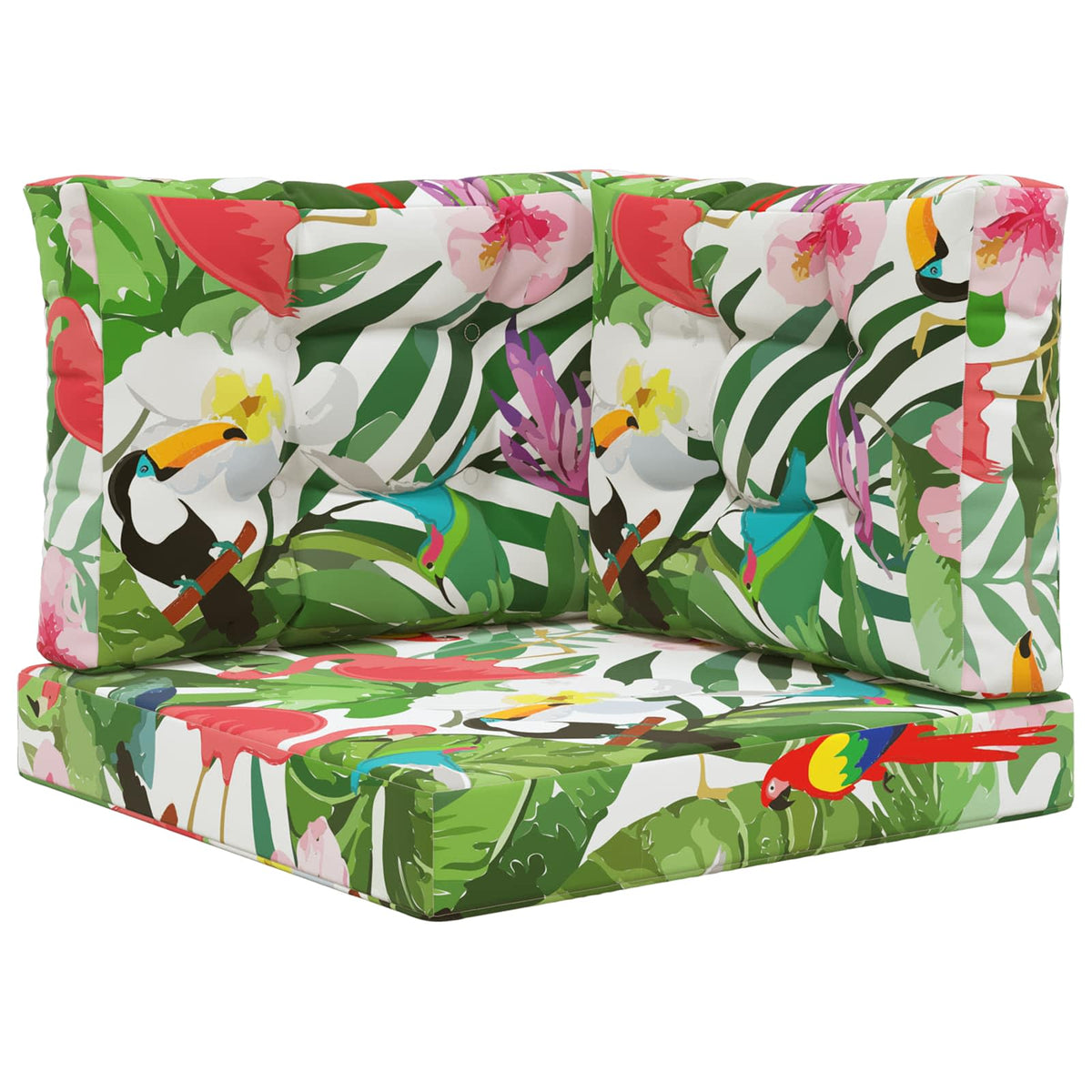 Udendørs Sofa Pude Polyester farverig 60 x 60 cm