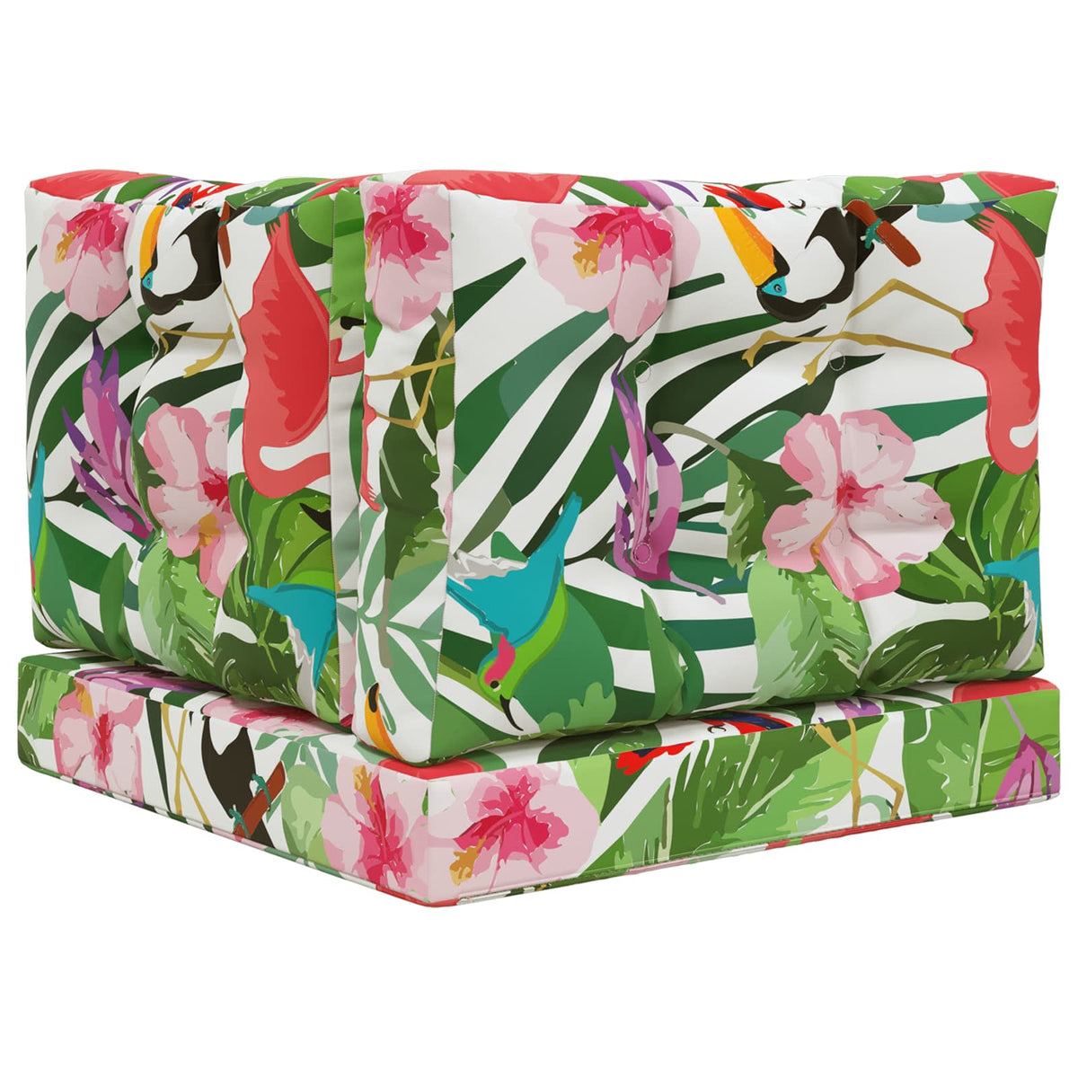Udendørs Sofa Pude Polyester farverig 60 x 60 cm