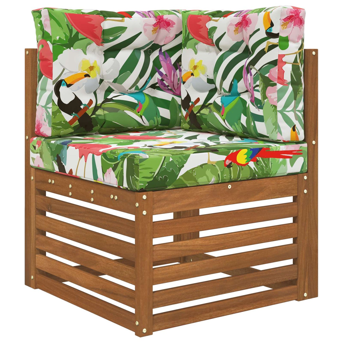 Udendørs Sofa Pude Polyester farverig 60 x 60 cm