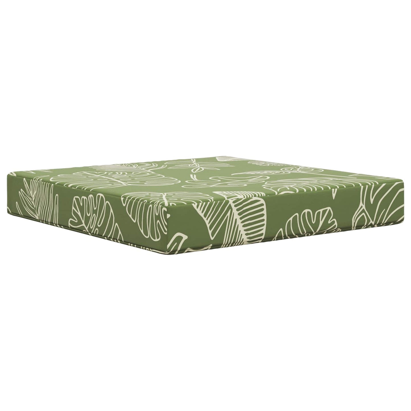 Udendørs Sofa Pude Polyester Bladdesign 60 x 60 cm Bladdesign