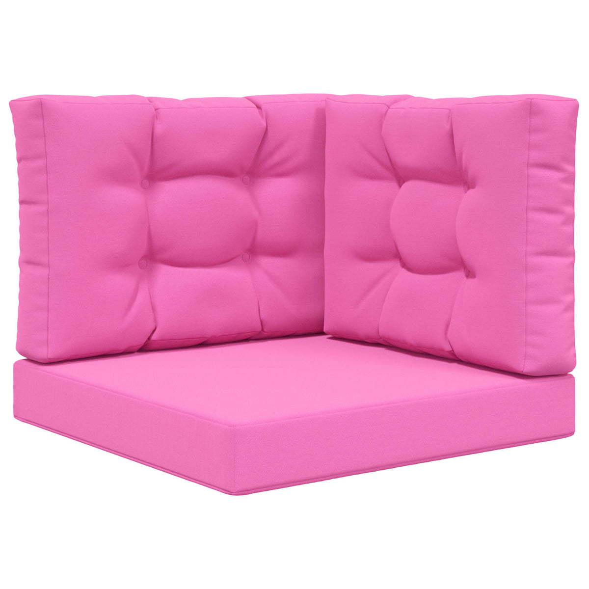 Udendørs Sofa Pude Polyester Lyserød 60 x 60 cm
