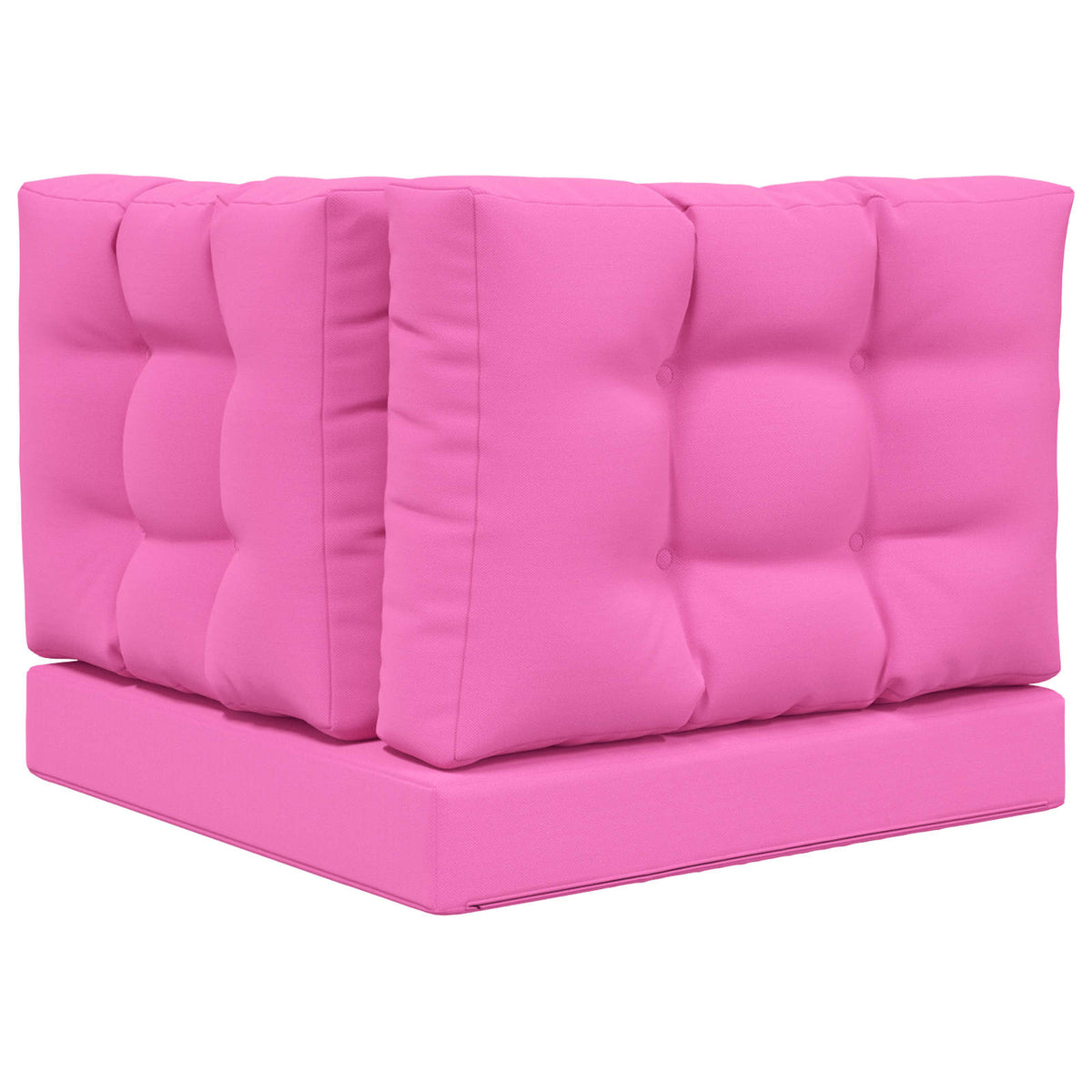 Udendørs Sofa Pude Polyester Lyserød 60 x 60 cm