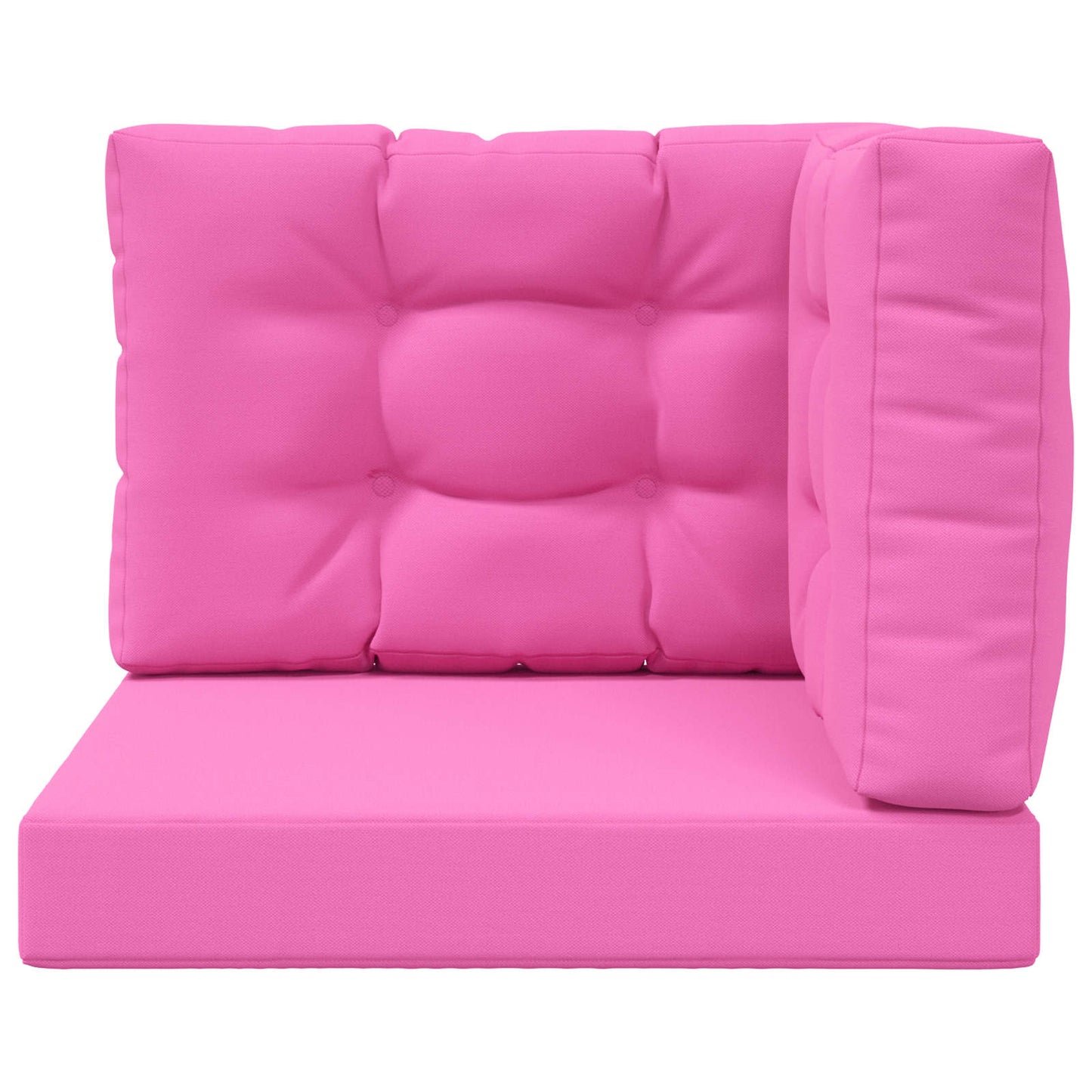 Udendørs Sofa Pude Polyester Lyserød 60 x 60 cm
