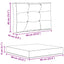 Udendørs Sofa Pude Polyester Lyserød 60 x 60 cm