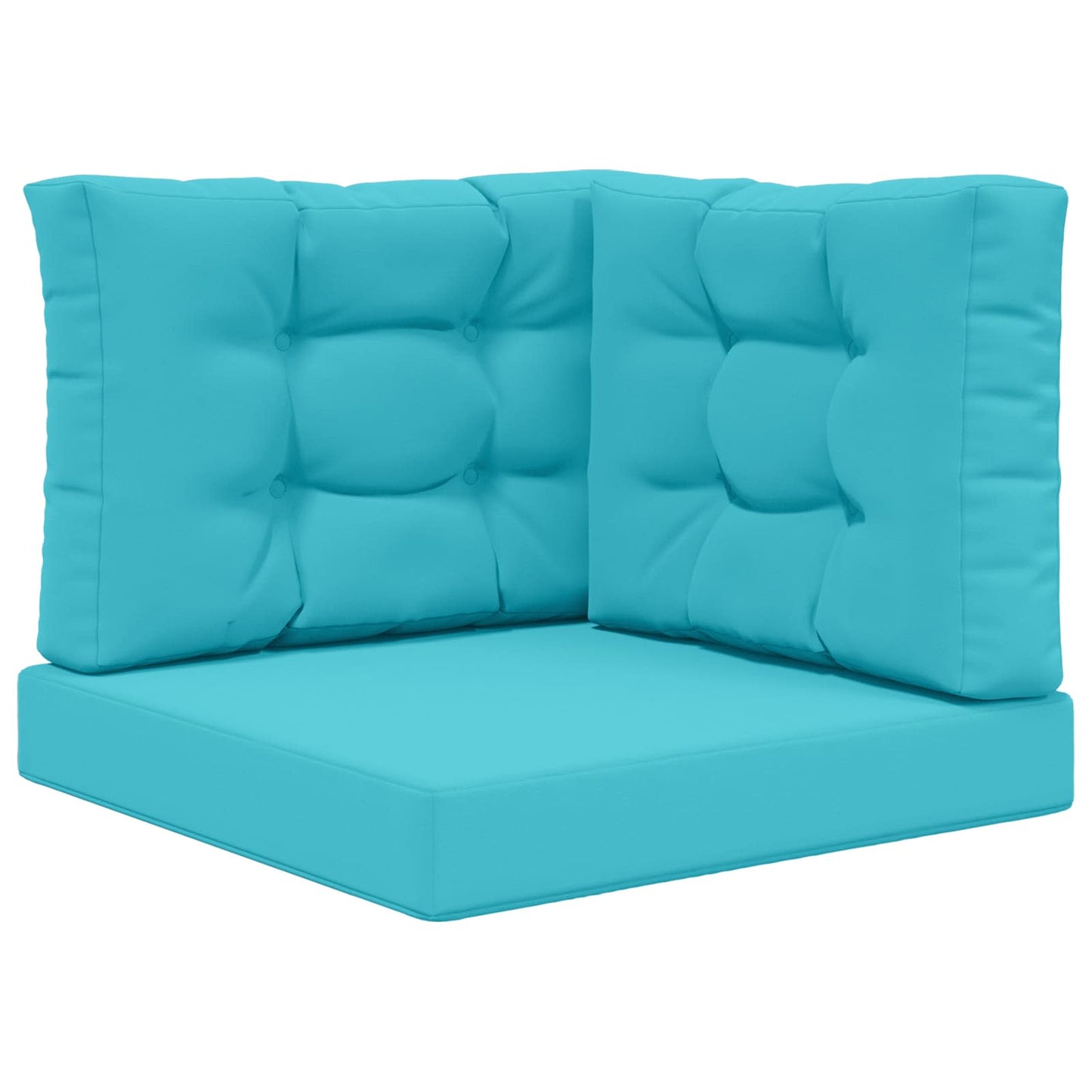 Udendørs Sofa Pude Polyester Turkis 60 x 60 cm