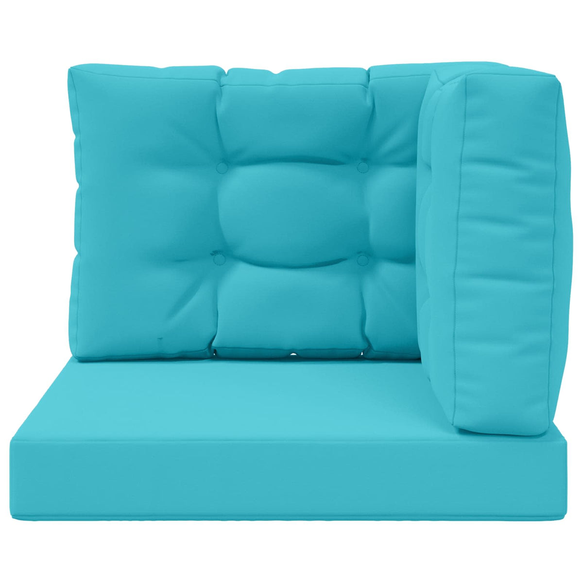 Udendørs Sofa Pude Polyester Turkis 60 x 60 cm