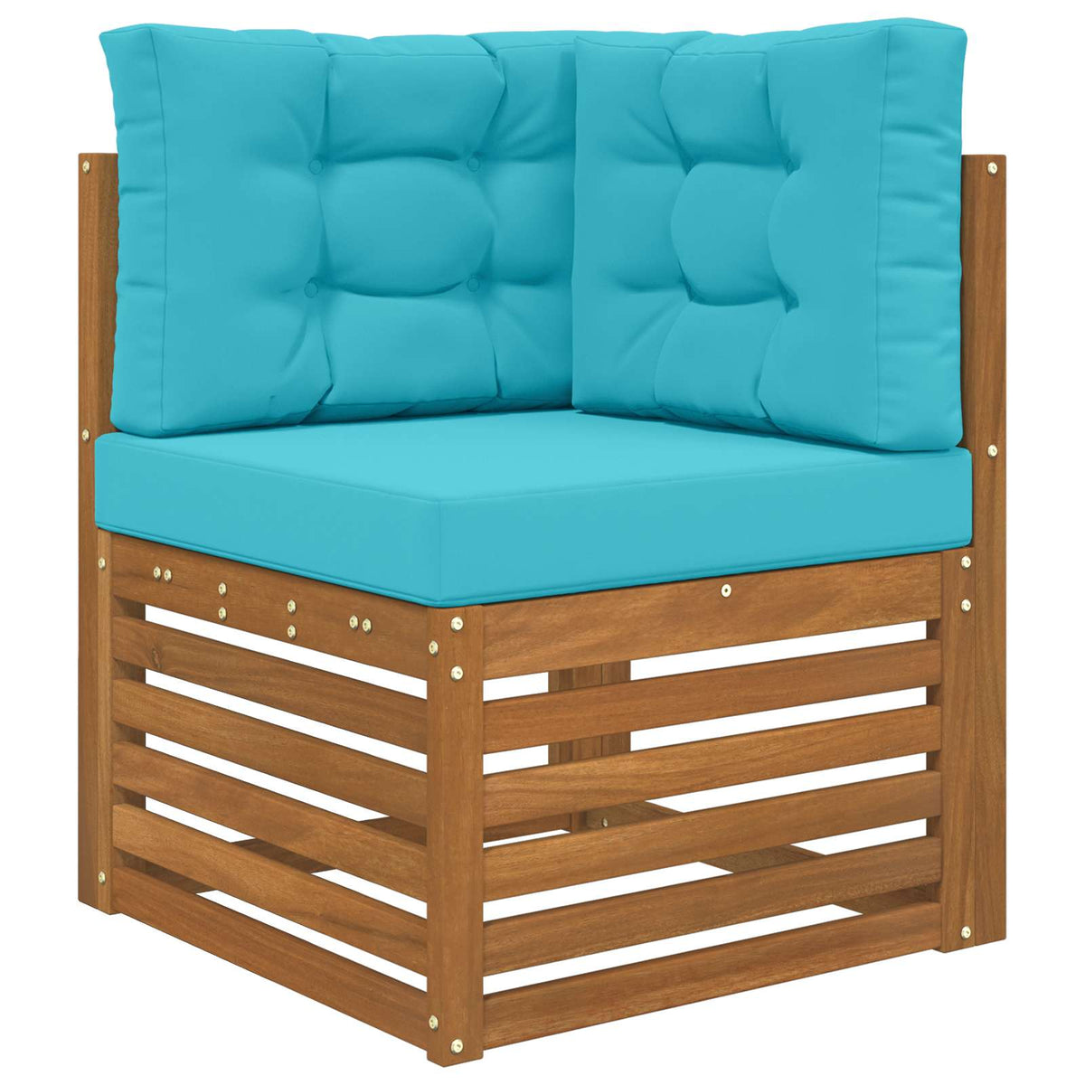 Udendørs Sofa Pude Polyester Turkis 60 x 60 cm