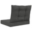 Udendørs Sofa Pude Polyester Antracit 60 x 50,5 cm