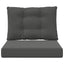 Udendørs Sofa Pude Polyester Antracit 60 x 50,5 cm